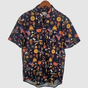 RSVLTS Shirt Mens Medium Parks and Recreation Ron Swansons Shirt of Greatness